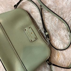 Mint green Kate spade cross body bag!